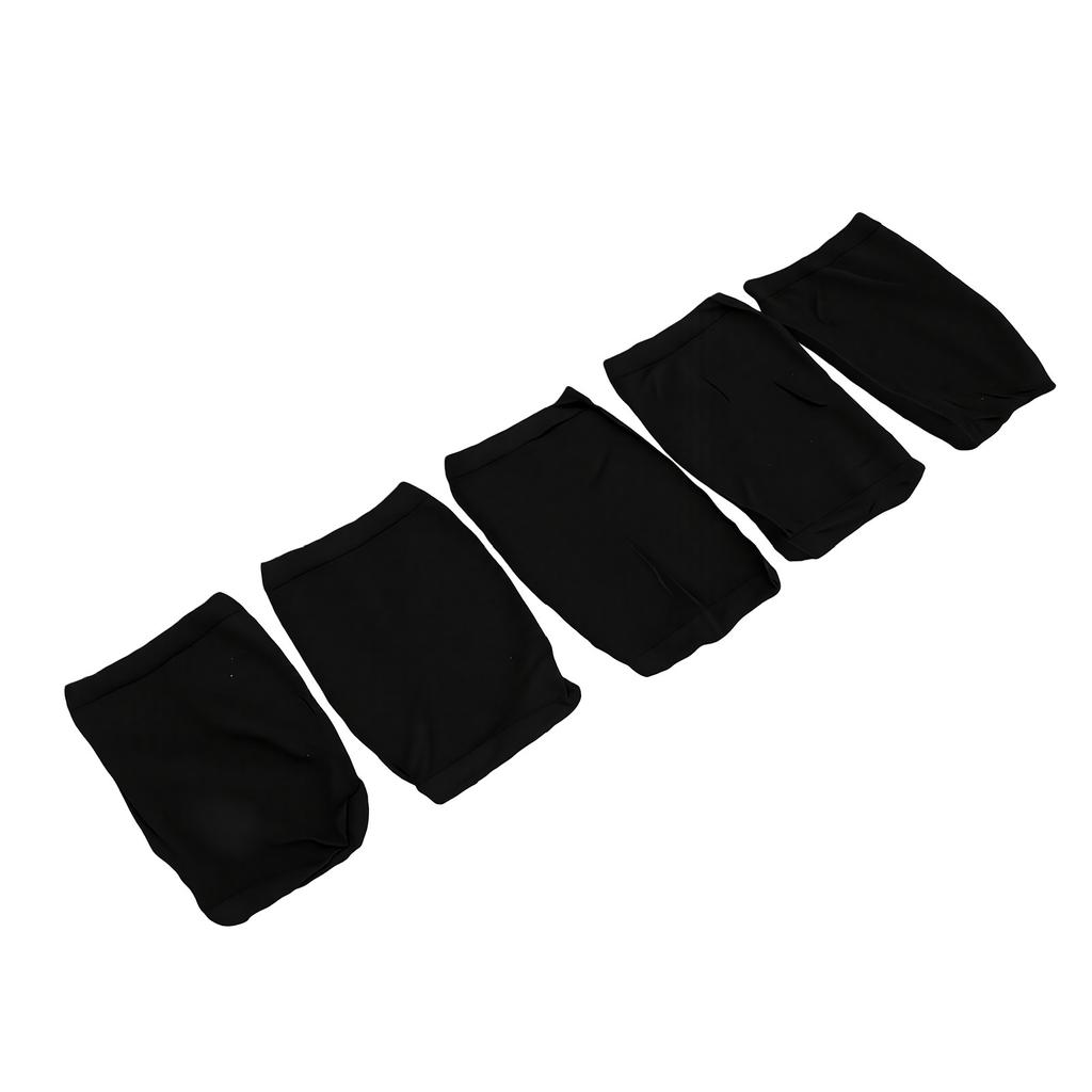 20pcs Pool Skimmer Socks Reusable Mesh Pool Filter Socks for Most Pool Skimmer Baskets Black