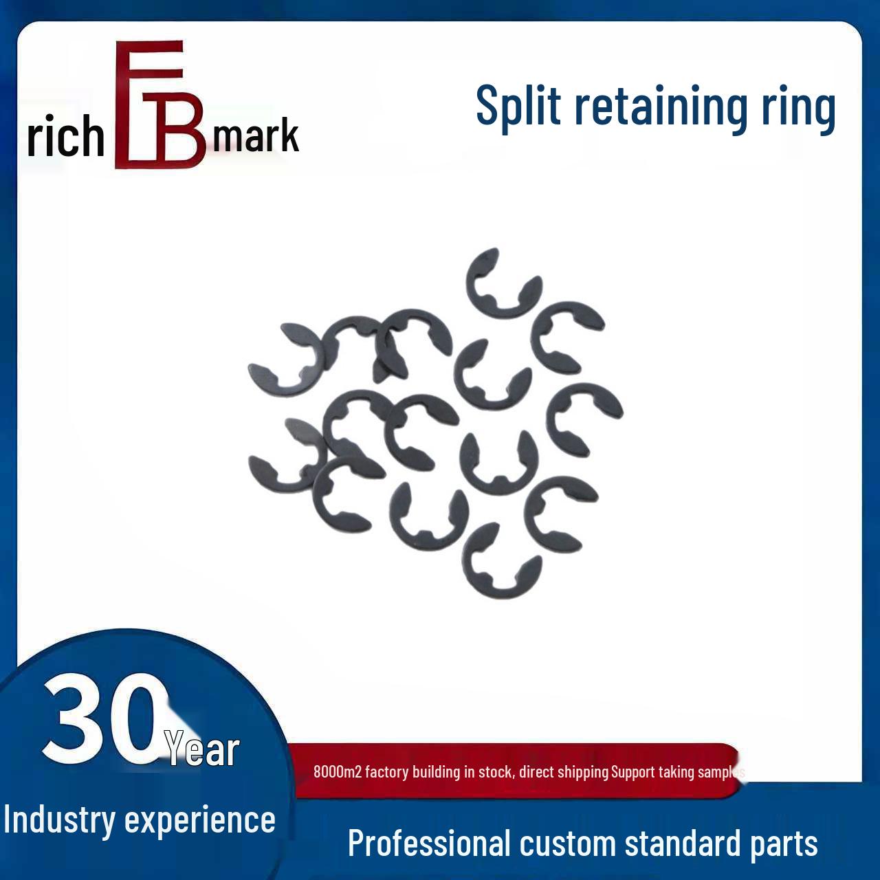 

65 Manganese E-Type Circlip (GB896) Retaining Ring 4 (10,000 pcs)