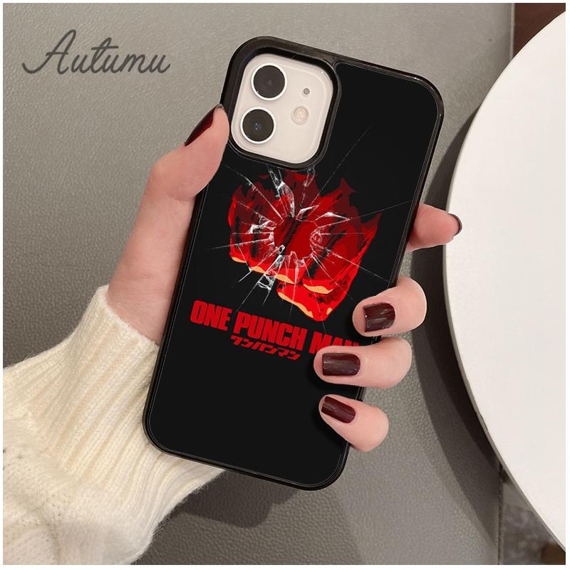 ONE PUNCH MAN Phone Case for iPhone 11 12 13 14 Pro Max mini X XR XS SE 2020 5 6S 7 8 Plus Samsung Galaxy S21 S22 Cover shell