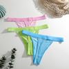 FINETOO 1Pc Free Thongs Woman Seamless Panties Women Sexy Low-waist Underwear Solid G-string Breathable T-back Female Lingerie