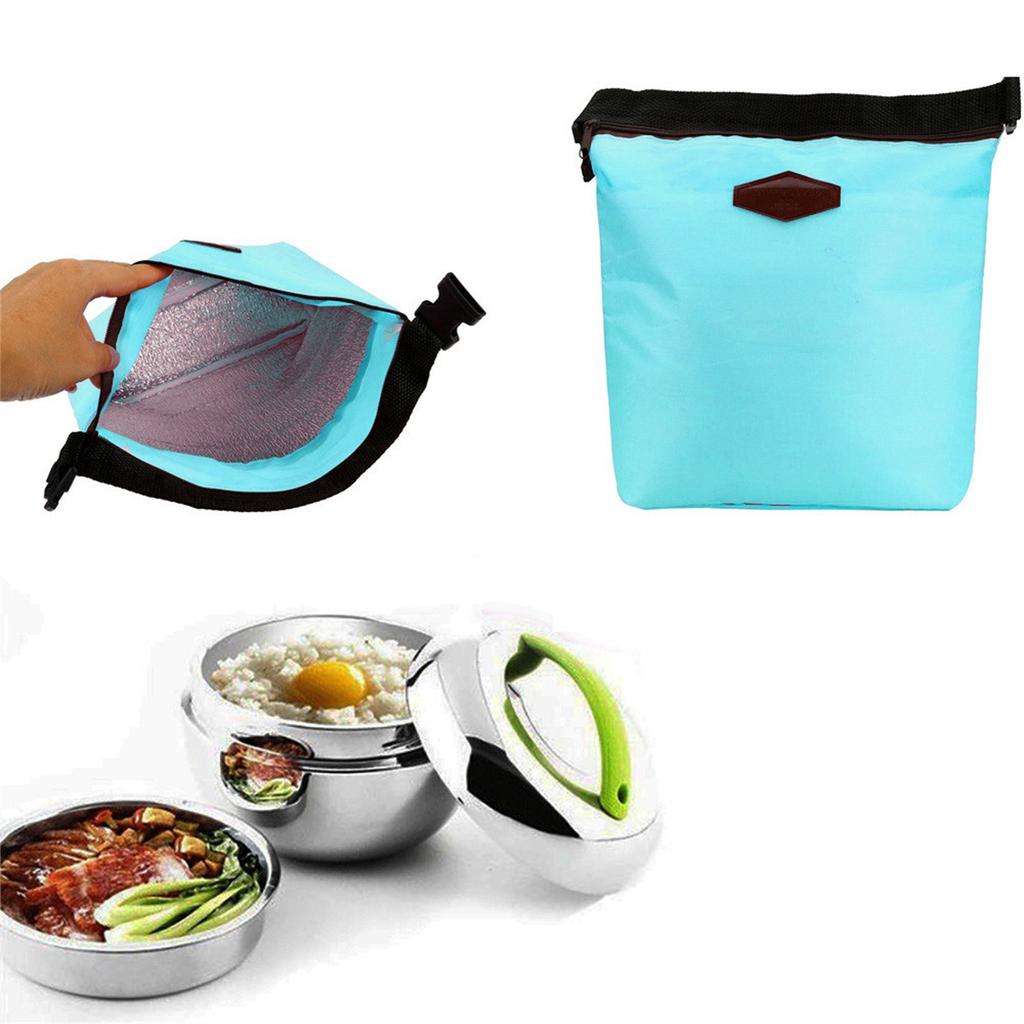 Waterproof Thermal Cooler Insulated Lunch Box Portable Tote Storage Picnic Bags