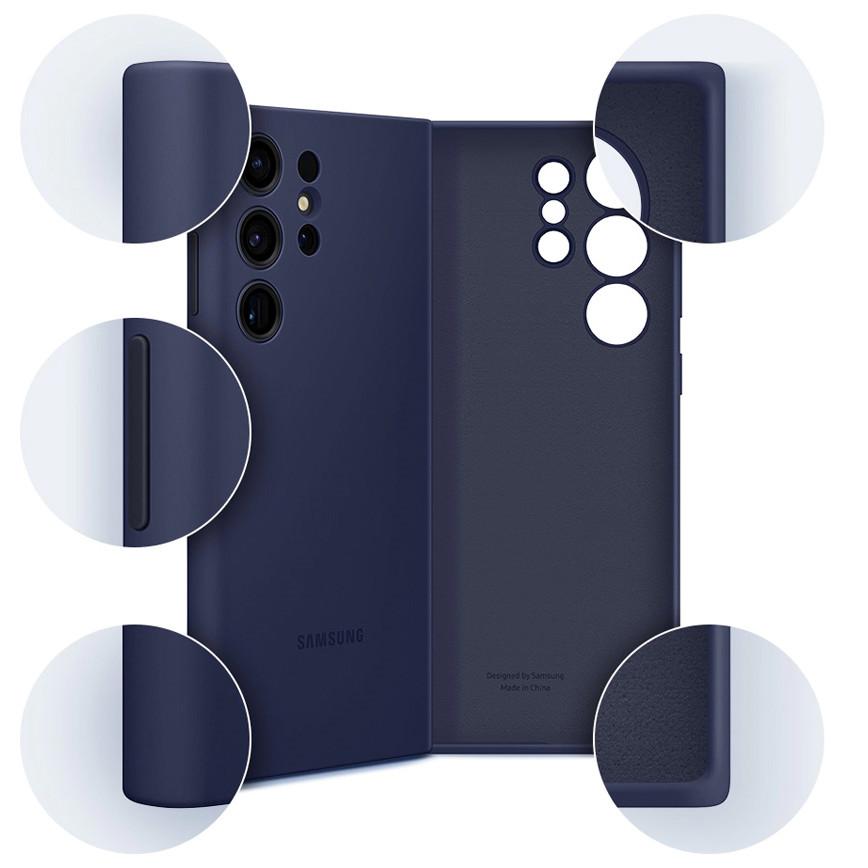 Samsung Original Silicone Phone Cover Case For Samsung Galaxy S23 Ultra S23Ultra Full Protection Phone Case Cover