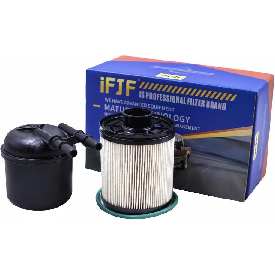 iFJF FD-4615 6.7 Powerstroke Fuel Filter Replacement for 2011-2016 Ford F250-F550 Super Duty 2016 F650-F750 6.7L V8 5 Micron Water Separator Kit