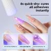 Tragbare und schnelltrocknende Nailart-Einlinienlampe, Tragbare Nagelhärtungs-Lichttherapie-Backlampe, Mini-Beleuchtungslampe, Schnelltrocknende Lampe