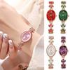 Water-Resistant Bracelet Watch Bracelet-Style Wristwatch 3-Leaf Clover Quartz Ladies Watch  Girls