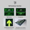 HAISIDIKE HK-46 Glow-in-the-Dark 'Watch Your Step' Floor Sticker