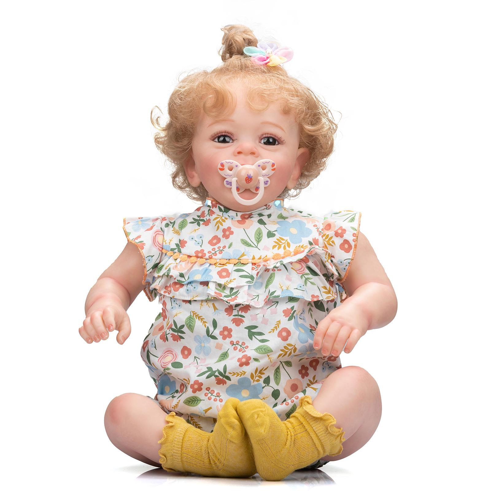 60 cm Yannik Realistic Baby Doll with 3D Skin, Handmade with Visible Veins and Blood Vessels 60 cm