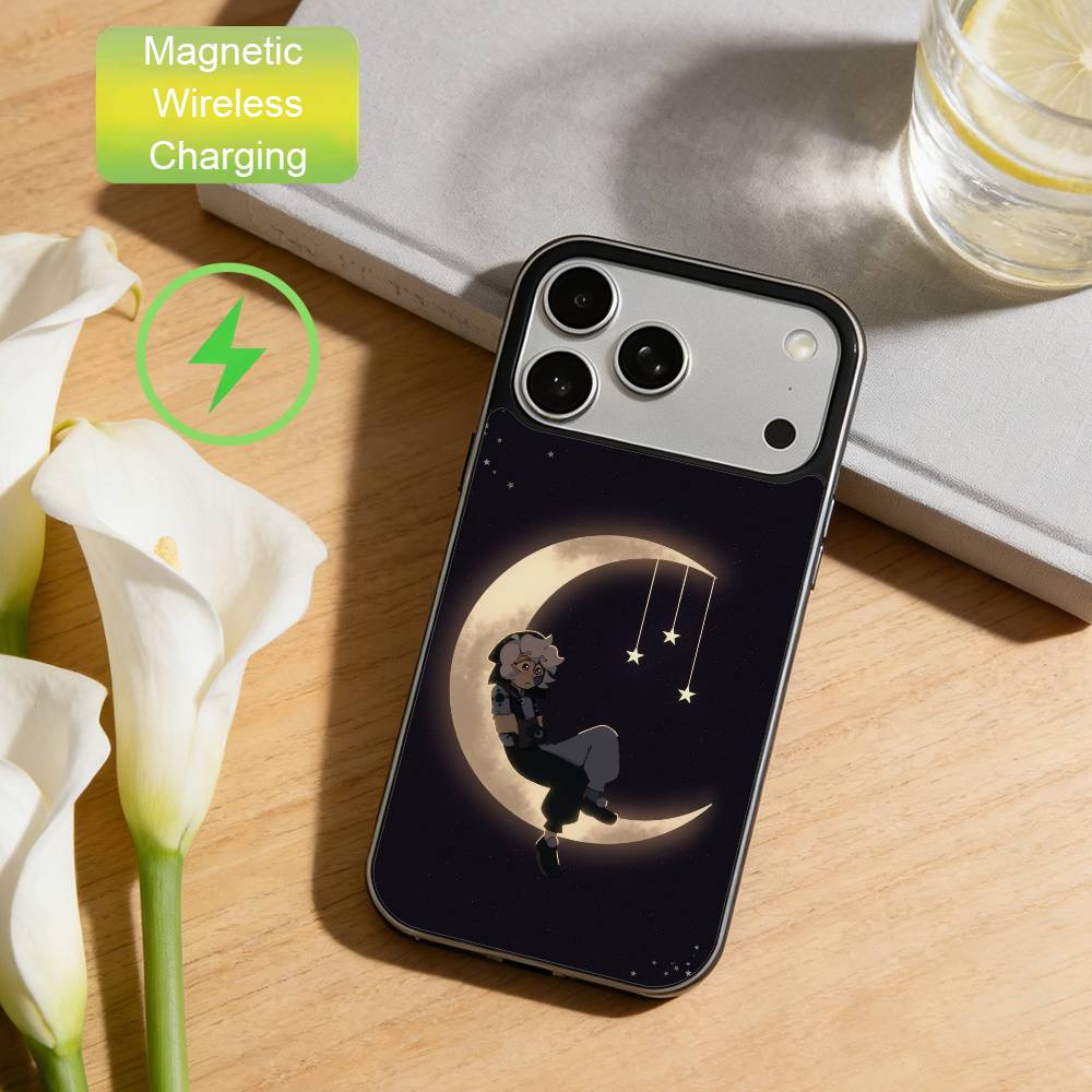 

T-The O-Owl H-House Dark Fantasy Phone Case For iPhone17,16,15,14,13,12,11 Max Black Wireless Charging Protecitve Cover iPhone11