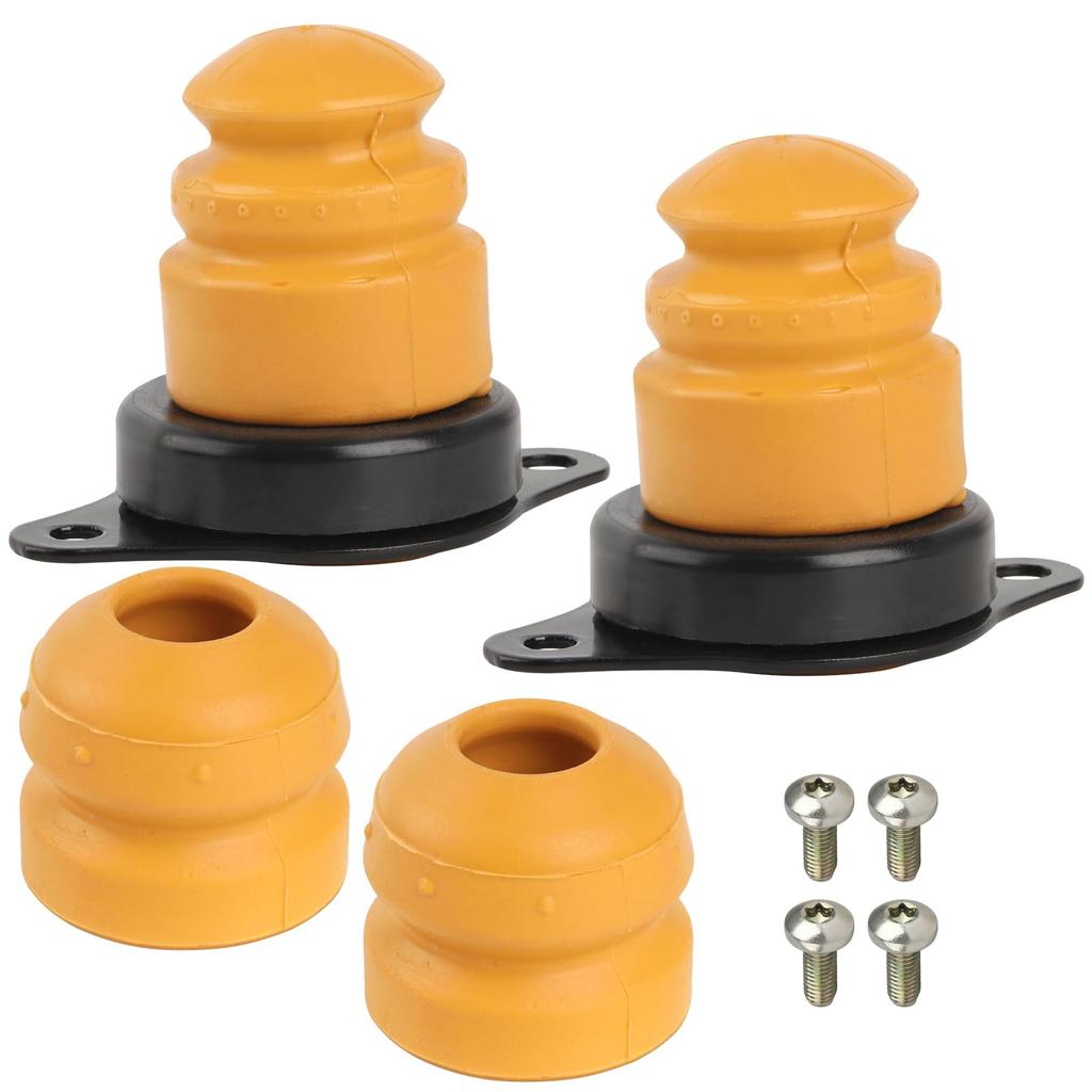 M5570A Front & Rear Bump Stop Jean Bumper Kit for 2005-2014 Ford Mustang Suspension Bump Stop Strut M-5570-A