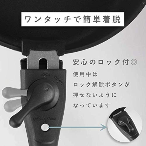 Pearl Metal 5-Piece Cookware Set, B, IH Compatible, Diamond Coat, Cook Sign, HB-5622