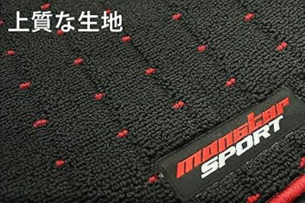 MONSTER SPORT Floor Mats for Jimny Nomad Black x Red [JC74W] (AT) - - 894550-5640M