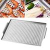 Built-in Handles Outdoor Cooking Stainless Steel Grill Versatile Cooking