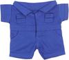 AXLUCE Plush Clothes - Coverall - Jumpsuit - Plush Toy - Clothes - 20cm - Doll (Blue)