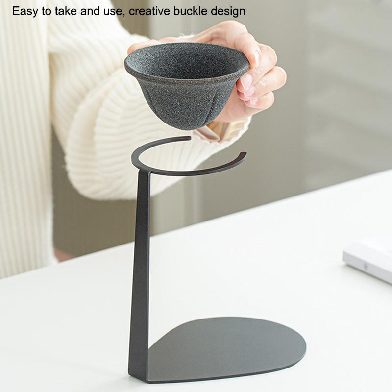 Keramiksteinmaterial Einteiliger Gebrannter Porenloser Teefilter - Sieb für losen Tee - Präzisionskaffeefilter