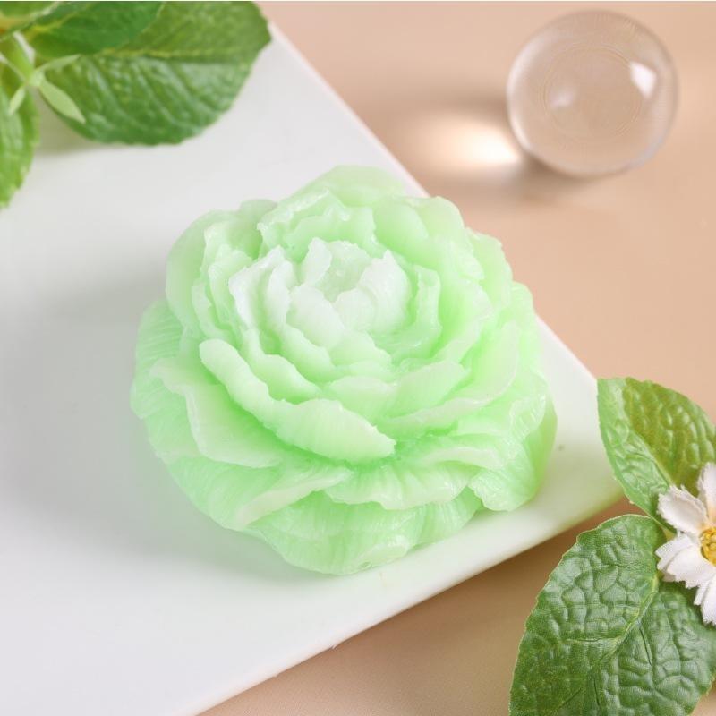 Rose handmade soap accompanied by hand gift facial cleansing aromatherapy