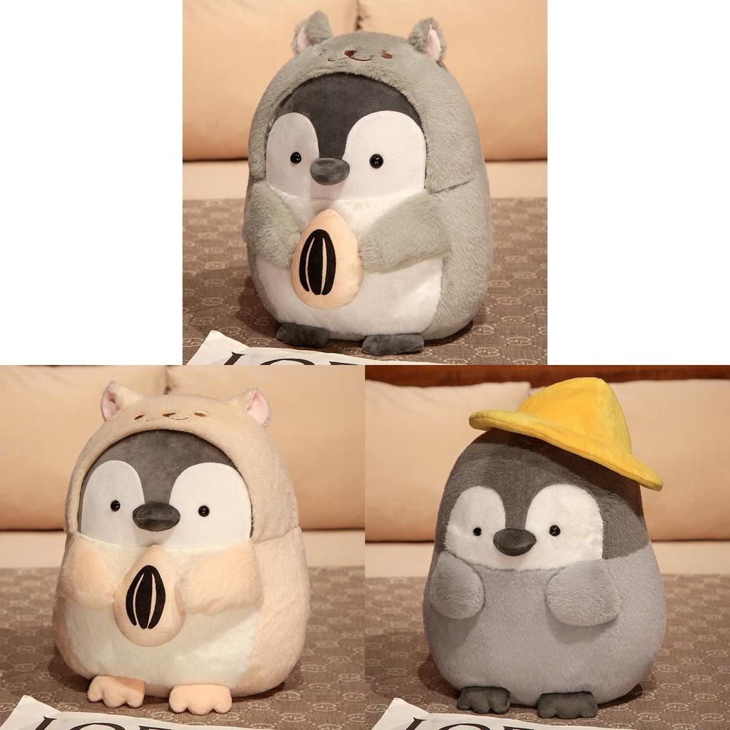 Penguin Melon Plush Toy Cartoon Stuffed Doll Bedroom Decorations Gifts Kids