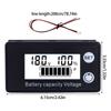 8V-100V Voltage Tester LCD Digital Electricity Meter Acid Lithium LiFe Digital Voltmeter for Automotive Application