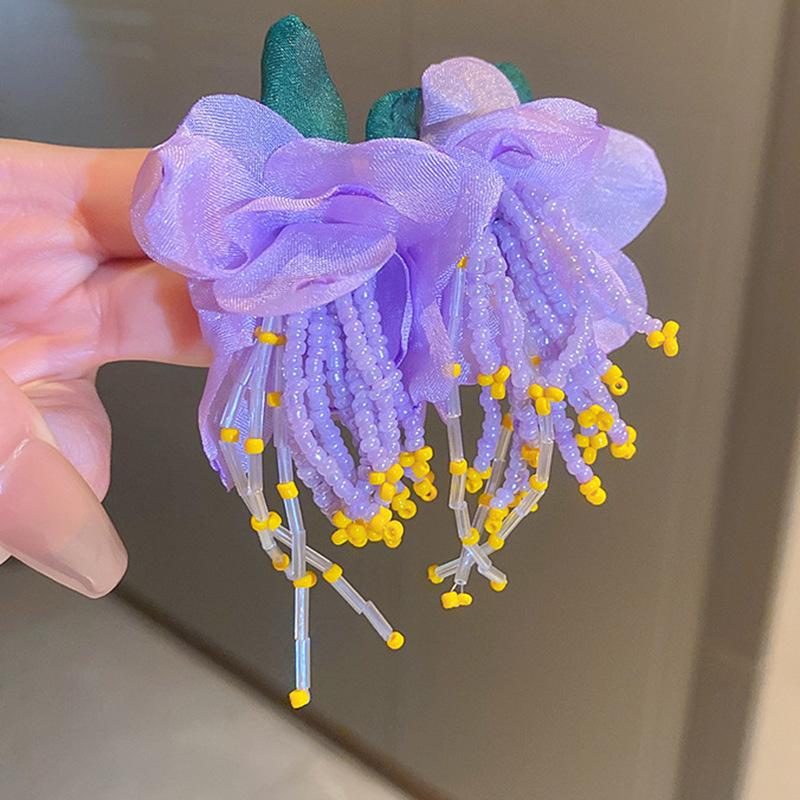 

Серьги-кисточки в виде бабочек и цветов из металла, модные и персонализированные серьги, высококачественные серьги