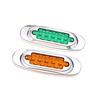 1Pc 16Led 12-24V Led Side Marker Light Position Side Lights Universal For Truck Trailer Yellow / White / Red / Blue / Green