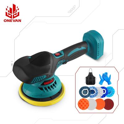 ONEVAN 21V Electric Car Polisher Cordless Automotive Polisher 7000rpm Adjustable Wireless Car Polisher For Makita 18V Battery