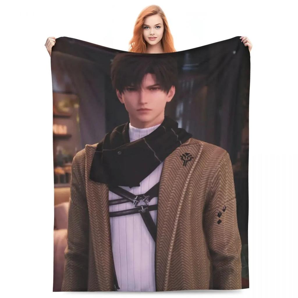 Zayne Love And Deepspace Super Warm Plush Throw Blanket for Couch Chair Bed Aesthetic Flannel Bedspread Decorative Cover