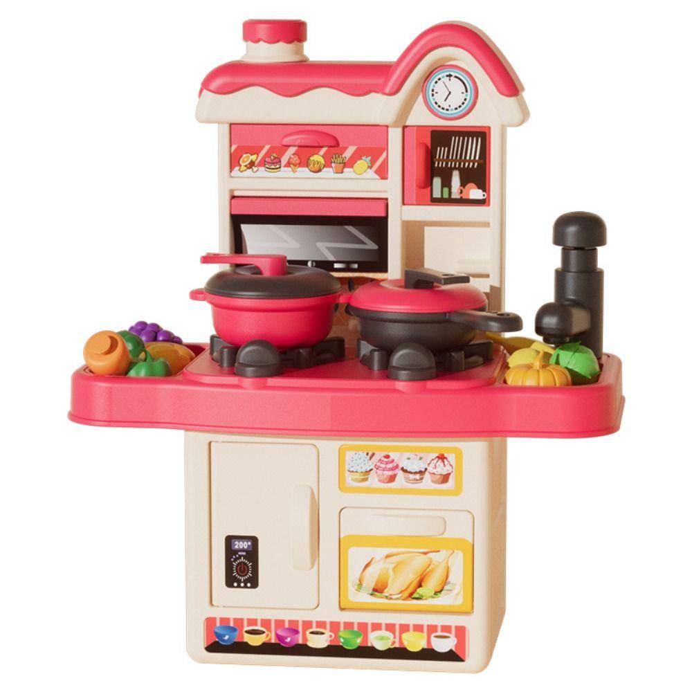 Kreatives Imitations-Kochspielzeug-Set Buntes Nachmittagstee-Spielzeugset für Jungen Mädchen