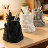 Unieke Penhouder Kasteelvormige Houder, 3D Geprinte Bureau-organizer voor Pennen, Potloden, Kantooraccessoire Make-upkwasten, Decoratieve Potloodbakje Huis
