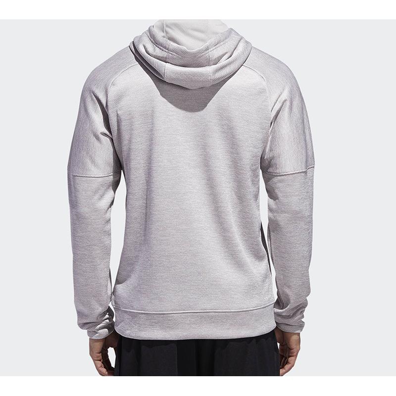 adidas Sweatshirts Men's Gray Hooded Moderate Regular DH9017