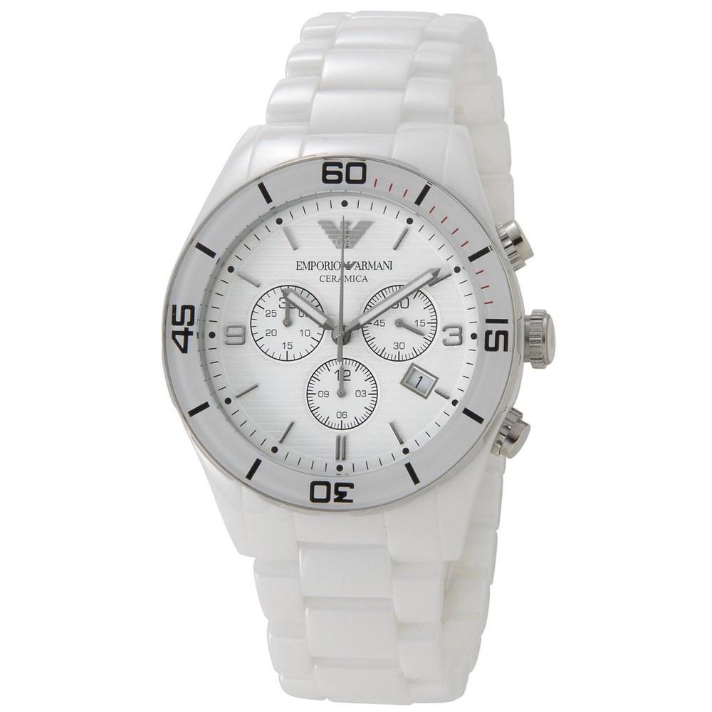 Emporio Armani Men's Ceramic White Chronograph AR1424