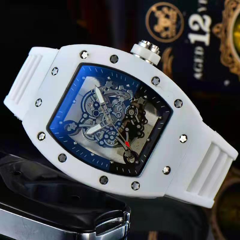 Wangr Unisex Transparent Hollow-out Wristwatch