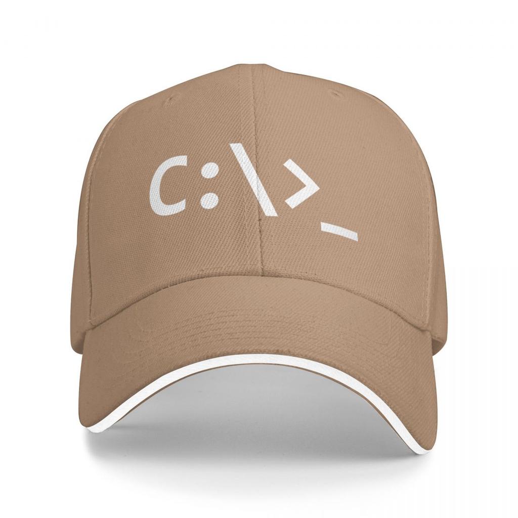 COMMAND PROMPT Baseball Cap Snapback  Luxury Caps Mens Big Size Hat Luxury Man Hat Womens Golf Clothing Mens