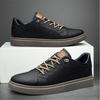 Italian Brand Black Genuine Leather Oxford Shoes UNISEX Casual Shoes Lace Up Flat Sneakers Luxury Shoes for Men Big Size: 36-47