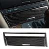 2pcs Carbon Fiber Car Cigar Lighter Trim Sticker Fits for 3 Series E46 1998 2005
