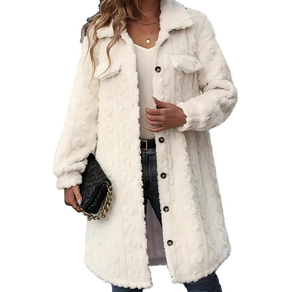 Autumn Winter Women's Fluffy Casual Versatile Outerwear Jacket Trendy Hot Sale