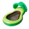 New inflatable avocado floating bed PVC inflatable swimming ring adult with awning water lounger inflatable floating bed