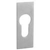 Adhesive Entrance - ARGENTA - Key Rectangle I - Silver - Aluminum - Tool-free Installation