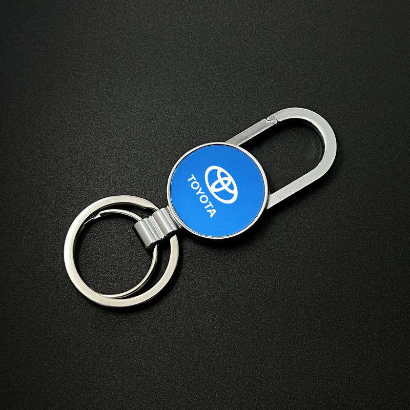 

Braided Rope Car Logo Keychain Key Chains Rings For Toyota Corolla Prius Auris CHR Land Cruiser Camry Avalon Styling Accessories