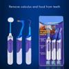3Pcs Teeth Cleaning Kit LED Light Oral Mirror Hook Tooth Grinding  Oral Care Kit