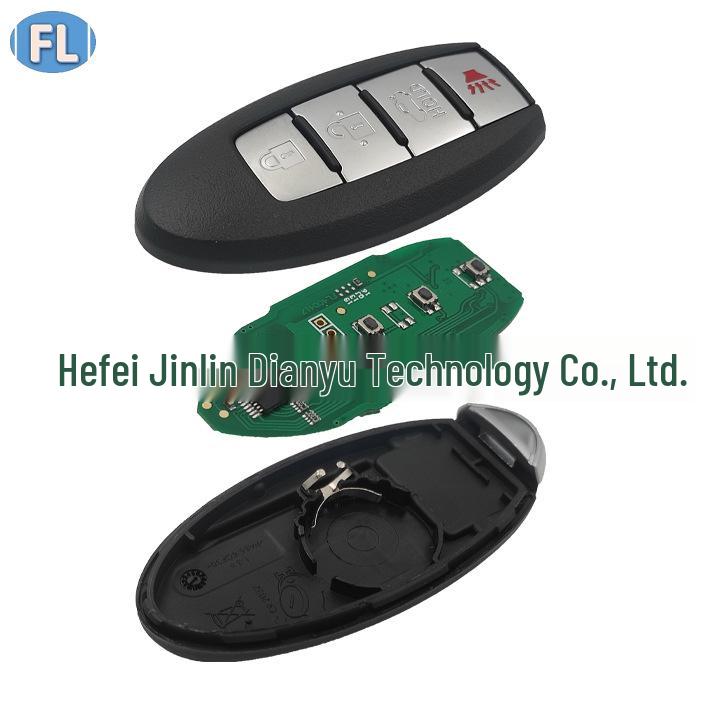 16 Teana Smart Board Key Fob with 3+1 Buttons and 433 4A Chip
