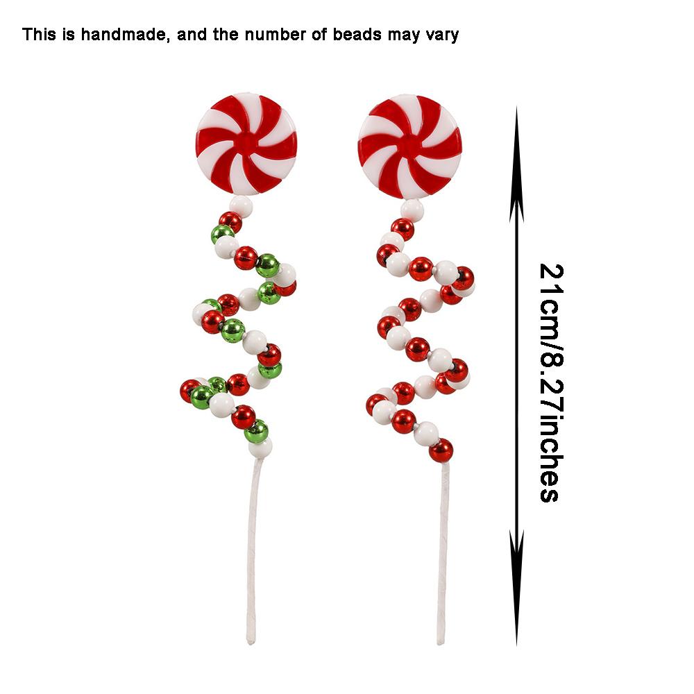 5 Stück Weihnachtsbaum Spirale Plastik Süßigkeiten - Zweifarbig DIY Deko für Festliche Feiertage Neujahrsdekorationen&Zuhause Festliche Deko