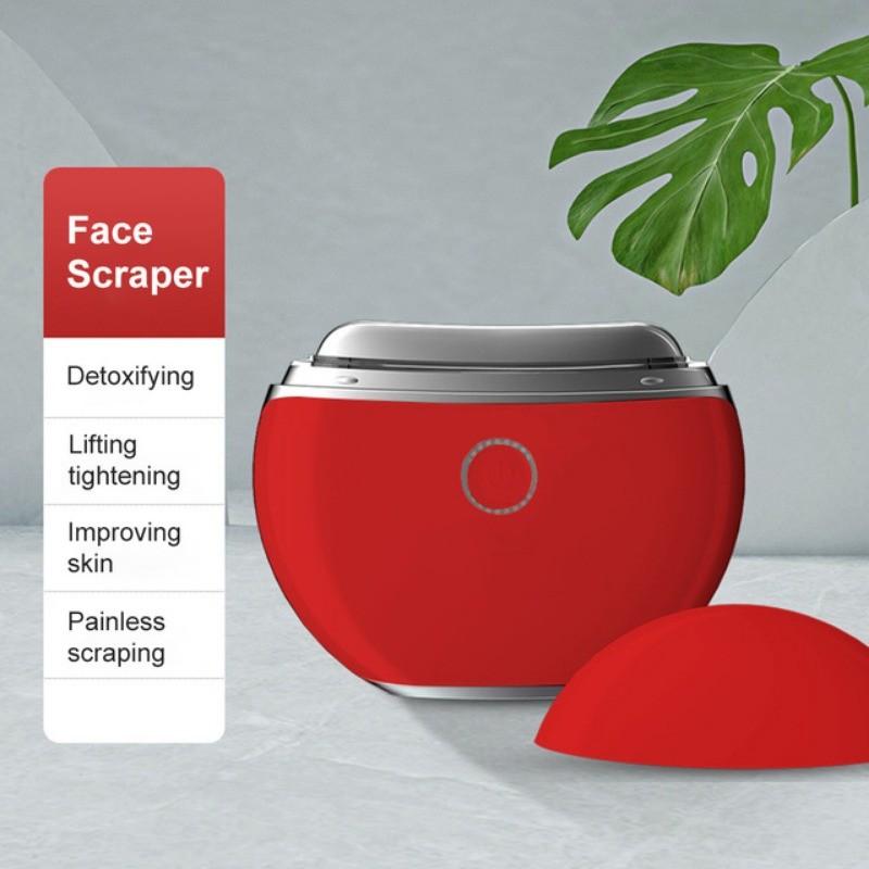 Facial Microcurrent Massager Body Face Massage Beauty Instrument Small Portable Electric Gua Sha Scrapping Board