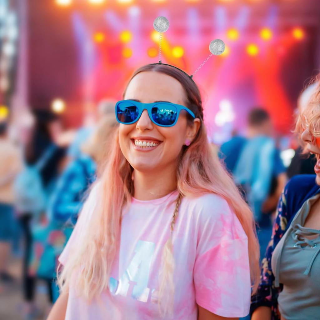 [VALICLUD] Cute Alien Antenna Headband with Pom-Pom Hair Accessory for Halloween and Parties