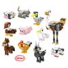 Animals World Insect Fish Bird Dog Elephant Panda Giraffe Honeybee 10 In 1 Building Blocks Kit Bricks Model Kids Toy Children