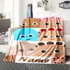 Cbeebies Iggle Piggle Themed Blanket Personalized Name Soft Warm And Versatile For Sofa Bed Office And Travel Machine Washable Comfortable In All