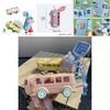 Creative Tritan Material Baby Bus Water Bottle With Cute Straw For Student And Kindergarten Kids