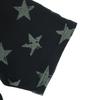 unused AZZURE Star pattern Short sleeve Round neck T-shirt M Black series Men's Used
