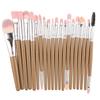 20-Piece Neutral Eyeshadow Brush Set with 24 Color Options