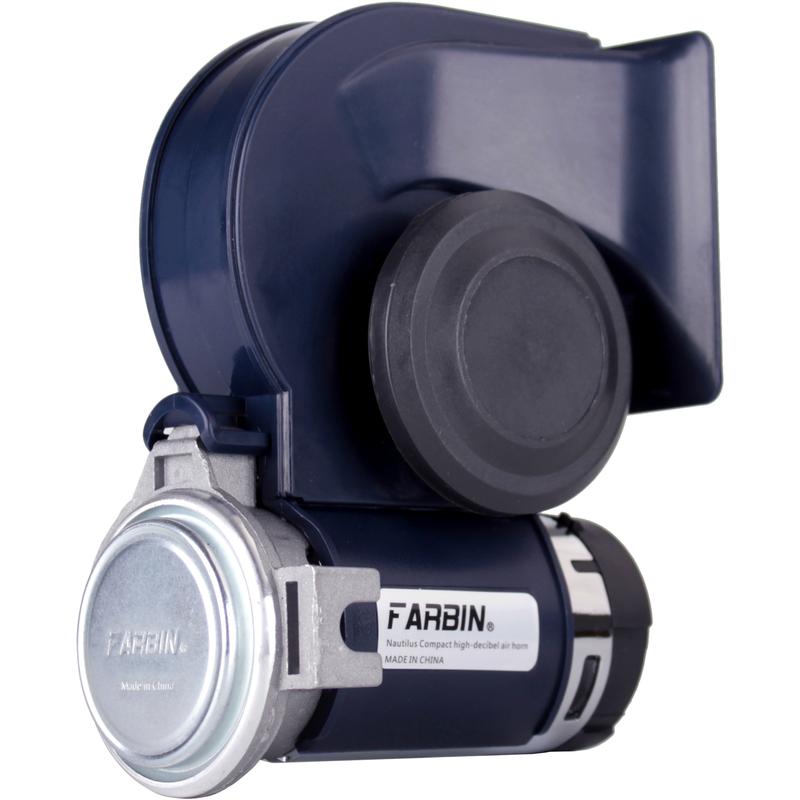 FARBIN Snail Air Horn With Compressor Relay Harness 12V 150db Super Loud Dual Tone Car Horn For Truck Motorcycle Car Accessory