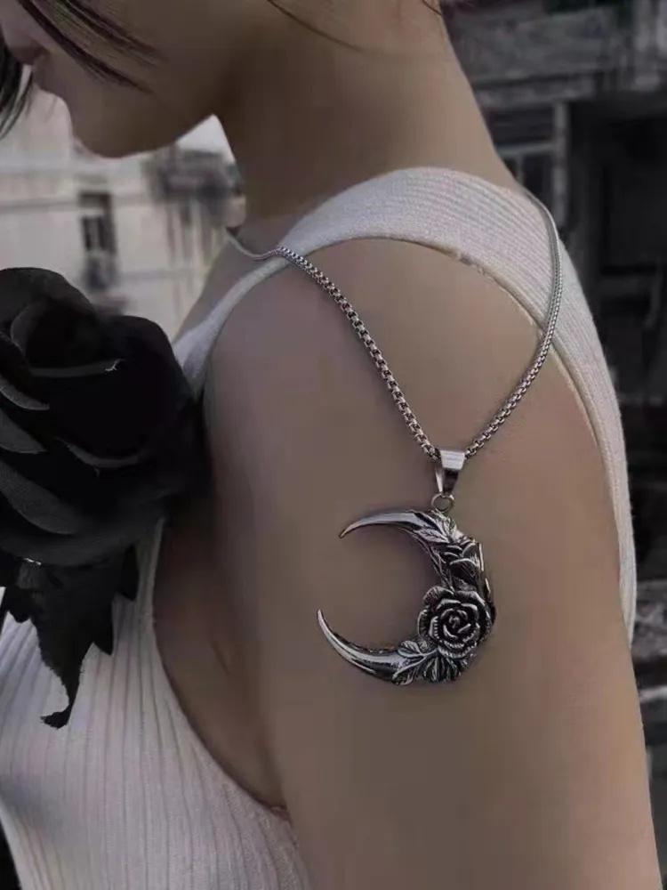 Титановая стальная цепочка, милая и нежная цепочка на ключицу One size серебряный