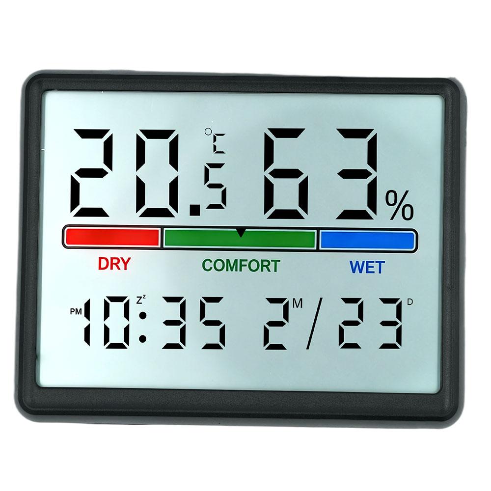 Модный ЖК-цифровой гигрометр, комнатный термометр, комнатный термометр и датчик влажности, метеостанция, умный монитор для домашнего офиса